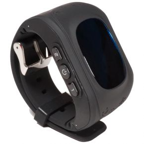 Детские умные часы с GPS трекером Smart Baby Watch Q50 черные Smart Baby