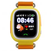 Детские умные часы с GPS трекером Smart Baby Watch Q80 желтые Smart Baby