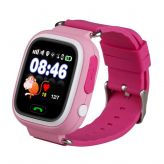 Детские умные часы с GPS трекером Smart Baby Watch Q80 розовые Smart Baby