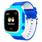 Детские умные часы с GPS трекером Smart Baby Watch Q80 синие Smart Baby