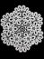 Вологодское кружево - салфетка с Вологодским кружевом, арт. 6нхп-241 Тульские самовары