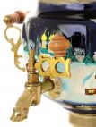 Электрический самовар 3 литра с художественной росписью "Зимняя деревня", арт. 130265 Тула