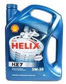 Моторное масло Shell Helix HX7 5W30 4 л