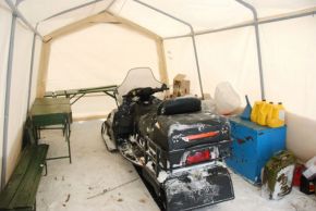Тентовый гараж (ангар) ShelterLogic 3 х 4,6 х 2,4 м