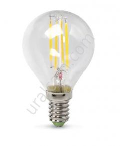Упаковка ламп 10 шт ASD LED-ШАР-PREMIUM 5Вт 160-260В Е14 3000К 450Лм прозрачная ASD