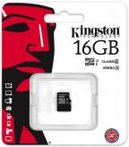 Карта памяти Kingston 16Gb microSDHC Class 10  45Mb/s без адаптера (SDC10G2/16GBSP