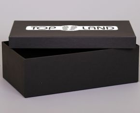 Черная коробка для обуви 340х180х115