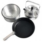 Набор посуды для 4х (2 кастрюли, чайник, сковорода) nova tour 95789-000-00