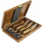 Набор из 4 ножей в деревянной коробке narex profi 869100