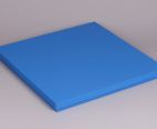 Синяя коробка для картины из МДФ 175х175х15