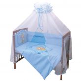 Комплект в кроватку для новорожденного "НАСТЕНЬКА" 7 предметов Мама Шила МамаШила