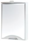 Зеркало-Шкаф Аква Родос Галерея Глория 55 левостороннее белый со светильником Аква Родос