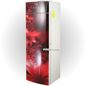 AQUAWELL Кулер AquaWell 2 JX-5 ПЭС Красный с цветами