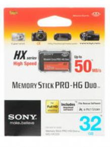 Memory Stick PRO Duo Sony 32 Гб Class MS-HX32A//K
