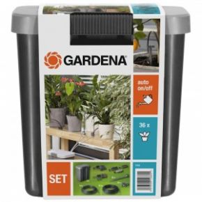 Комплект для полива цветов в выходные дни с емкостью 9л gardena 01266-20.000.00