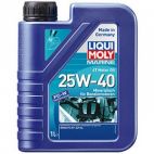 Минеральное моторное масло для лодок liqui moly marine 4t motor oil 25w-40 sl 1л 25026