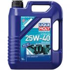 Минеральное моторное масло для лодок liqui moly marine 4t motor oil 25w-40 sl 5л 25027