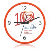 Часы настенные «10 лет TianDe» (оранжевые) tianDe