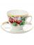 Чашка с блюдцем чайная форма "Подарочная", рисунок "Надежда", Императорский фарфоровый завод Тульские самовары