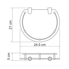 WasserKraft Полка стеклянная хром Wasser Kraft К566