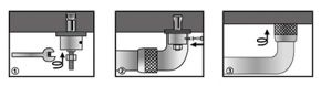 WasserKraft Поручень д/ванной 34см латунь Wasser Kraft К1066