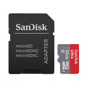 Карта памяти MicroSDHC 32 Gb Sandisk Ultra 80Mb/s SDSQUNC-032G-GN6IA Sandisk