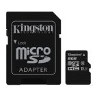 Карта памяти MicroSDHC 8 Gb Kingston class 10 45Mb/s SDC10G2/8GB Kingston