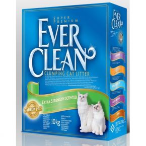 Наполнитель EVER CLEAN Extra Strong Scented с ароматизатором 6кг (зелёная полоса)