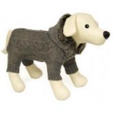DEZZIE Свитер для собак с капюшоном с мехом, 25см (5625201)