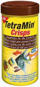 Tetra Min Crisps основной корм д/всех видов декоративных рыб 100мл (чипсы) РАСПРОДАЖА -20%!!! сг 01.2018