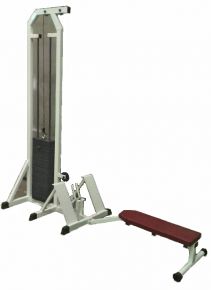 Пумори-спорт 
				ПС39 Тренажер  для мышц спины (тяга спереди, на плитках)