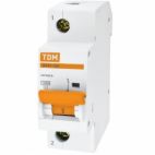 Автоматический выключатель tdm ва47-100 1р 100а 10ка с sq0207-0055