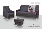 Кресло и Пуф Фабрика мебели BRAVO Гранд