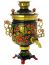 Набор самовар электрический 3 литра с художественной росписью "Хохлома классическая", "цилиндр", арт. 121109 Тула