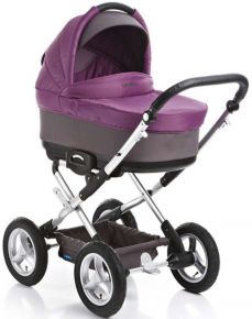 Geoby Детская коляска 2 в 1 Geoby C800 с сумкой R379 серый с фиолетовым