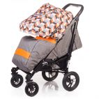 BabyHit Детская прогулочная коляска BabyHit Drive Grey Orange серо оранжевый