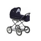 Roan Детская коляска 2 в 1 Roan Marita Elegance Europa P206 с бантиками темно синий