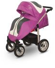 Verdi Детская прогулочная коляска Verdi Fox Sport Line 15 розовый серый