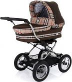 Baby Care Детская коляска классическая Baby Care Sonata Coffe коричневый