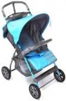 Geoby Детская прогулочная коляска Geoby C201GR-X R360 серый голубой