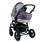 BabyHit Детская коляска 2 в 1 BabyHit Valente Violet Grey фиолетовый серый
