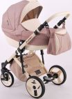 Lonex Детская коляска 2 в 1 Lonex Comfort COMF-02 бежевый розовый