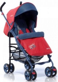 Geoby Детская коляска трость Geoby 05D388W-F R4RC синий с красным