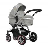 Lorelli Детская коляска трансформер Lorelli Premium Aurora Paris With Footcover 1671 Grey серый