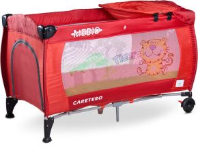 Caretero Кровать-манеж Caretero Medio Classic Red красный