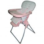 Beibeile Baby Products Стульчик для кормления Beibeile Baby Products LHB-011 Pink цвет белый с розовым горохом