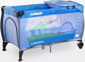 Caretero Кровать-манеж Caretero Medio Classic Blue синий