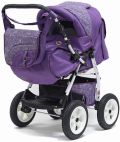 Teddy Детская коляска трансформер Teddy Victoria PKL MO01 фиолетовый