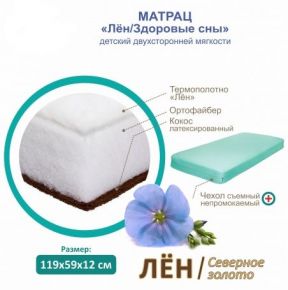 Крошкин Дом Матрас детский Крошкин Дом Здоровые сны Лен