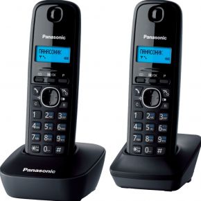 Телефон беспроводной DECT Panasonic Телефон беспроводной DECT Panasonic KX-TG1612RUH Grey